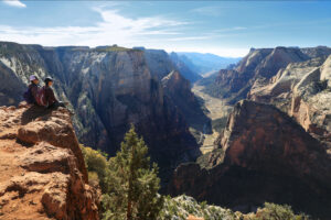 Observation Point overlook in East Zion